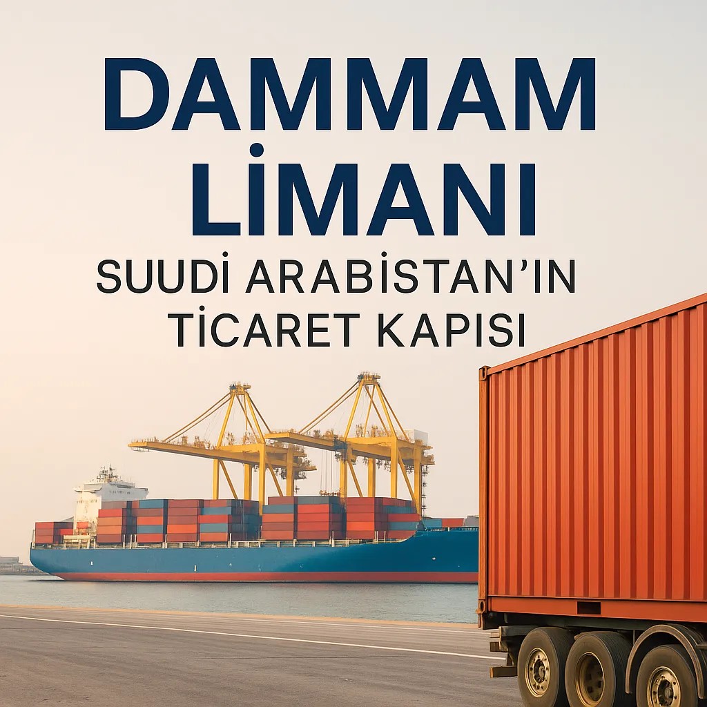 Türkiye’den Suudi Arabistan Dammam Limanı’na denizyolu taşımacılığı – konteyner gemi nakliyesi ve lojistik teslimat hizmetleri.”