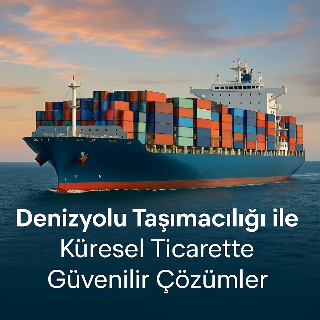 Denizyolu taşımacılığı için konteyner gemisi – Rota Lojistik ile güvenilir uluslararası lojistik çözümleri