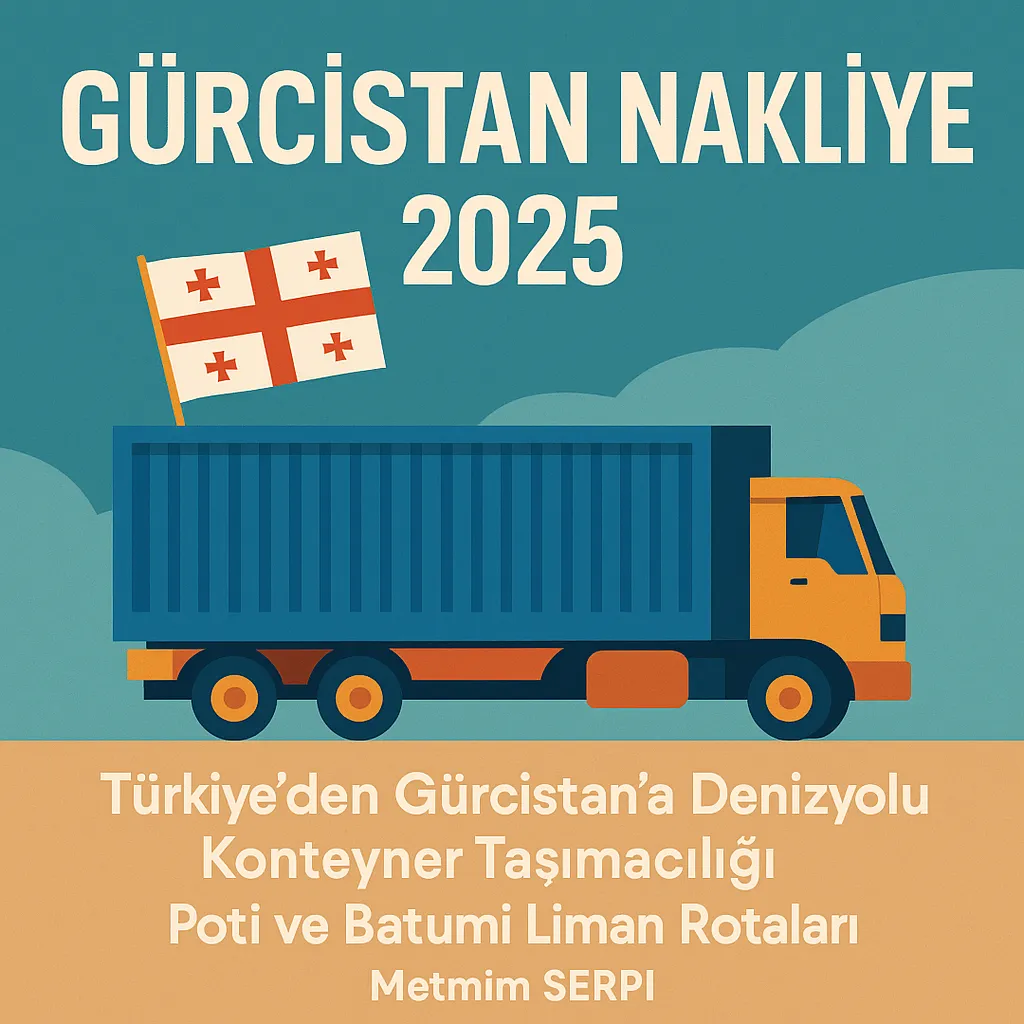 Gürcistan Nakliye 2025 – Türkiye’den Gürcistan’a denizyolu konteyner taşımacılığı, Karadeniz rotası, Poti ve Batumi limanları