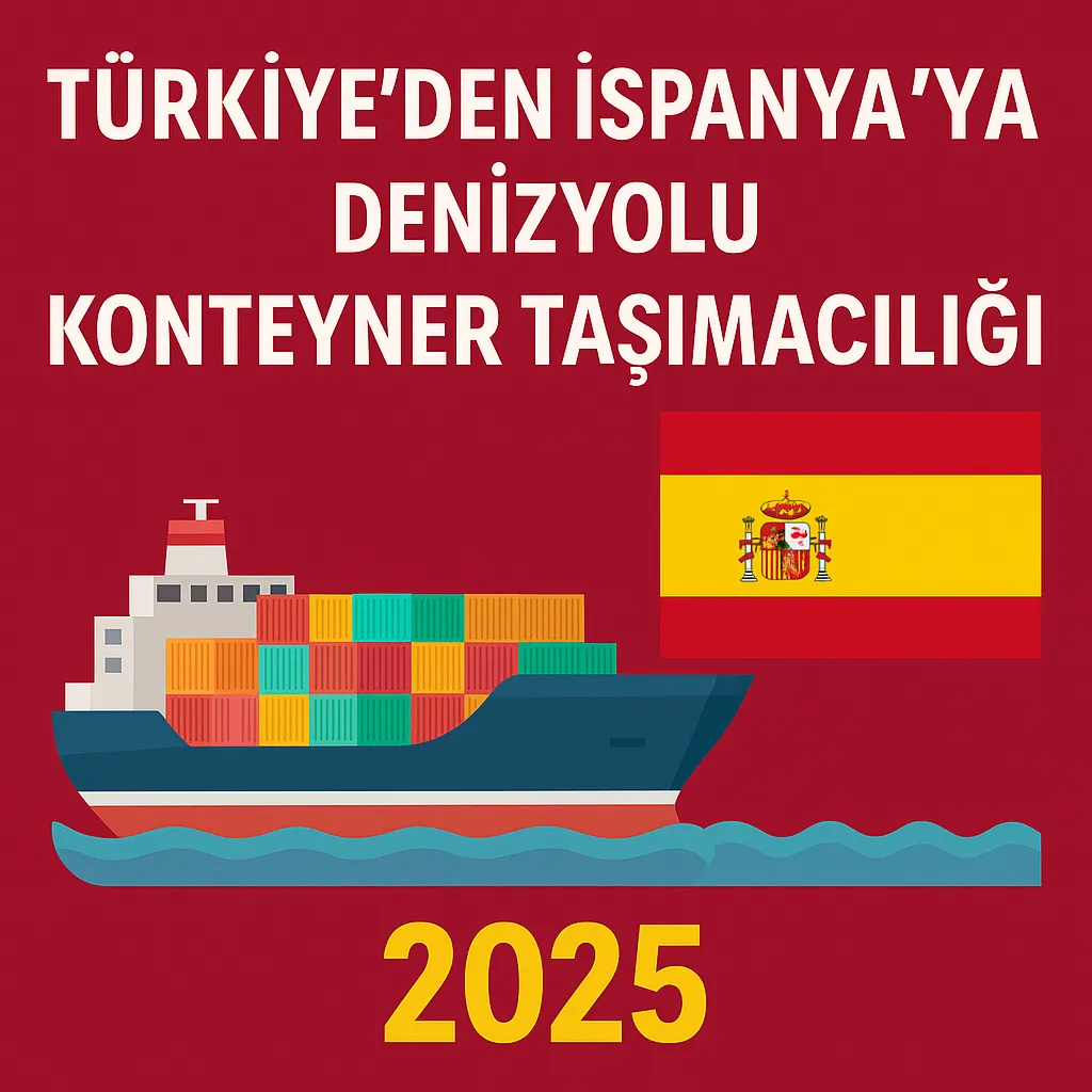 İspanya nakliye 2025 – Türkiye’den İspanya’ya denizyolu konteyner taşımacılığı, Barcelona, Valencia ve Algeciras liman rotaları