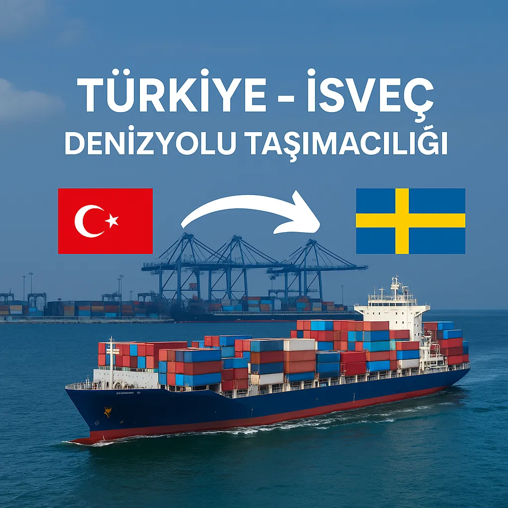 Türkiye İsveç nakliye – denizyolu taşımacılığı, konteyner gemisi ve lojistik hizmetleri