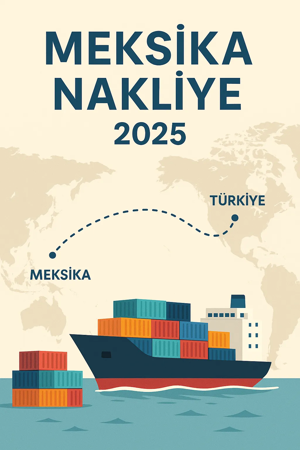 Meksika nakliye 2025 – Türkiye’den Meksika’ya denizyolu konteyner taşımacılığı, Veracruz ve Manzanillo liman rotaları